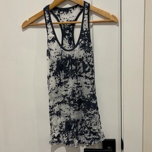 Sheer Tie-Dye Tank Top